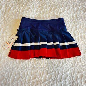 Fila Red White Blue Tennis Pickleball Skirt with Shorts Small